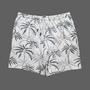 Ben Sherman Regular Fit Size XL Coconut Milk White Multi Terry Short
